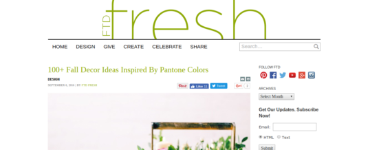 Pantone’s Seasonal Color Palettes – Read the Guide Here