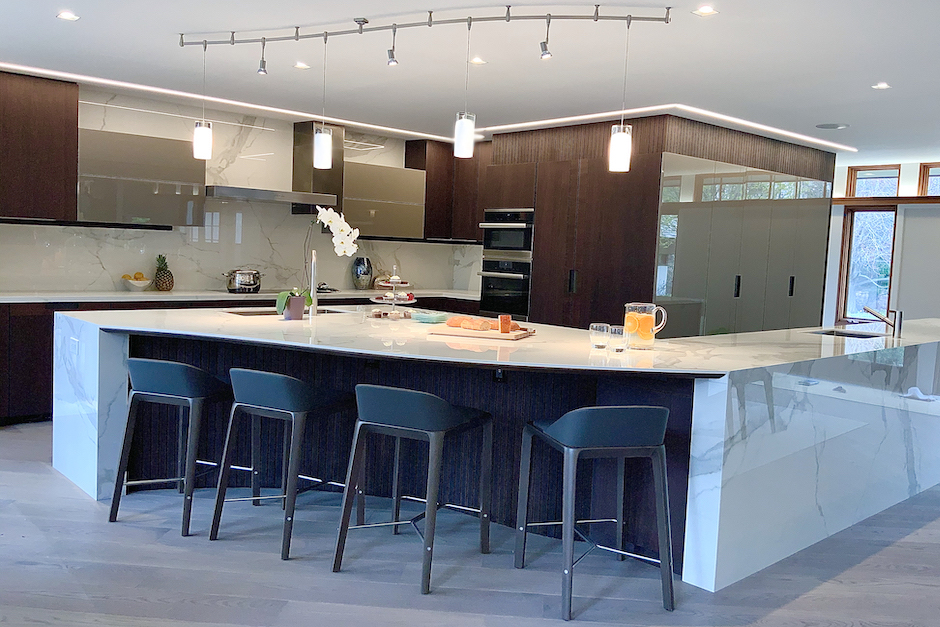 modern kitchen floor plan